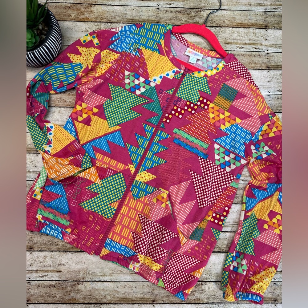 Barbie Pink blue yellow green Kids Jacket (vaulted LuLaRoe Monroe, vintage